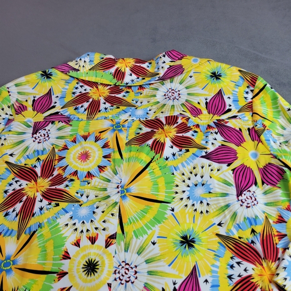 Bamboo Traders Jacket Women Plus Size 1X 3/4 Sleeve 3 Button Lightweight Shacket - Picture 8 of 12